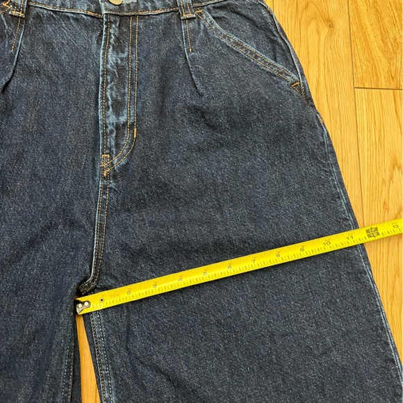 Reformation Miami Pleated Super High Waist Wide Leg Trouser Jeans Size 26 - Picture 7 of 11